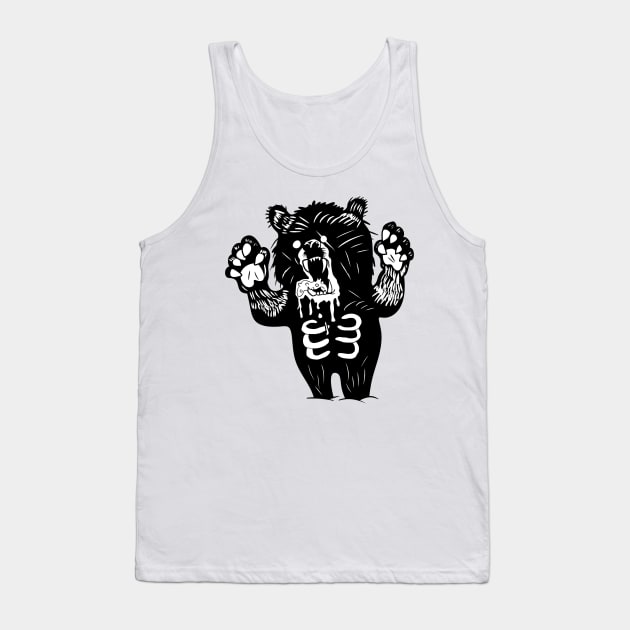 Bear Tank Top by HamsterOver